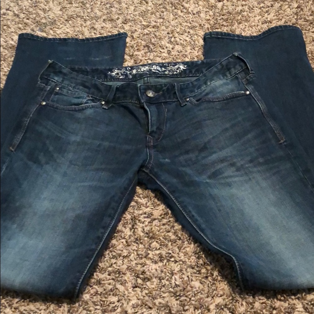 Express boot cut jeans